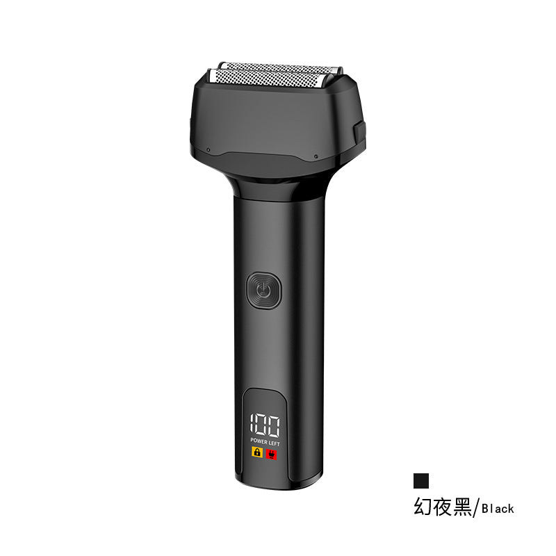 Double-blade net washable portable shaving hairdressing dual-purpose electric reciprocating shaver reciprocating 2-blade head