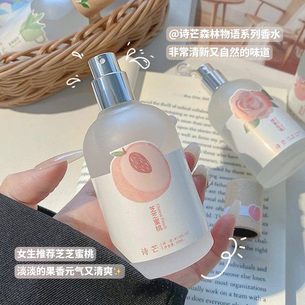 Shimang forest story women's perfume - naturally fresh, light fragrance, rose & peach, student-friendly, niche vietnamese perfume