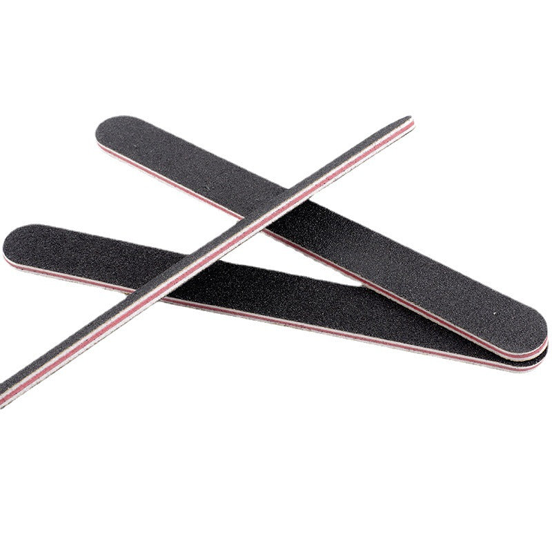 Nail file manicure tool double-sided matte black nail sanding strips manicure file polishing board - direct from the manufacturer