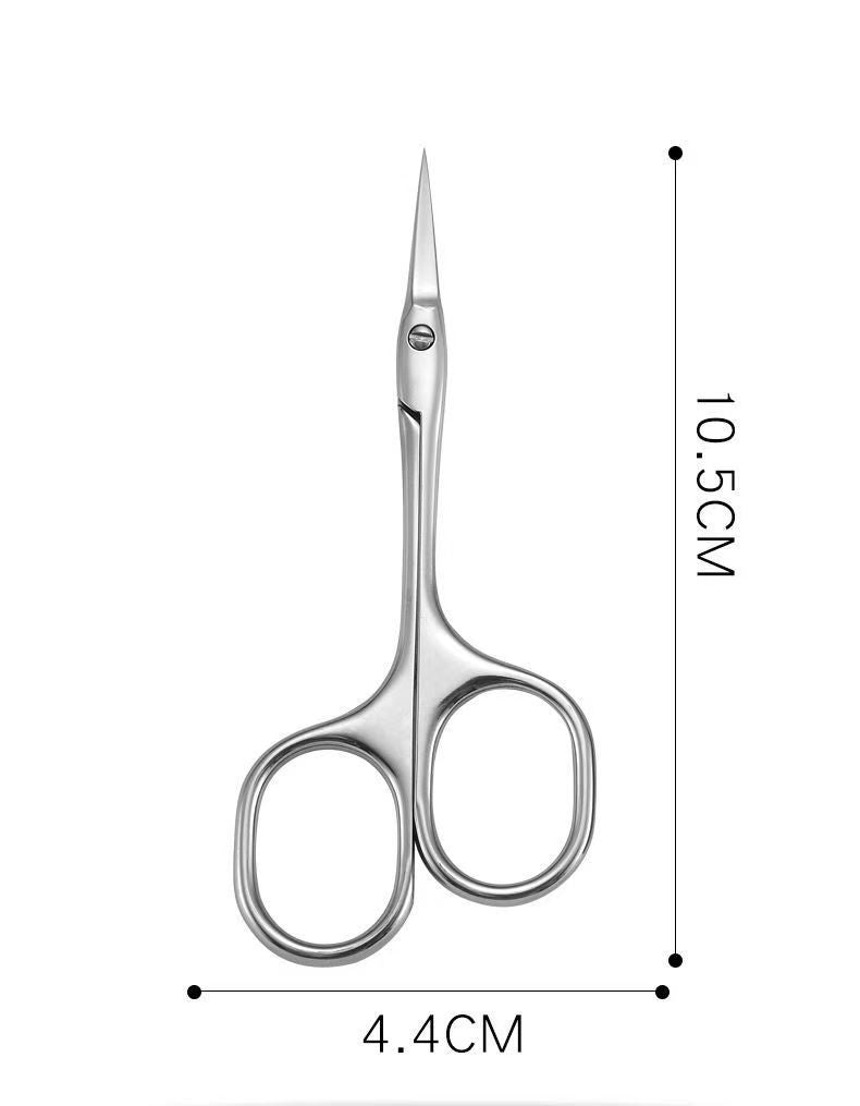 Professional nail art cuticle nipper - ukrainian 3rd generation russian style - pre-treatment nail tool for dead skin removal - beauty scissors