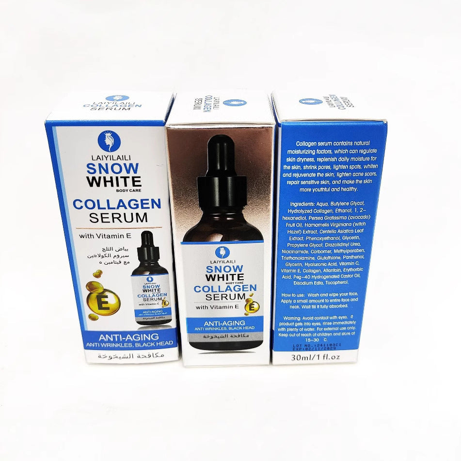 blue bottle collagen stock solution 30ml - hydrating & brightening serum - wholesale for export