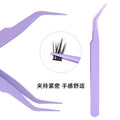 stainless steel is not easy to damage fake eyelashes tweezers diy grafting eyelashes tweezers lightweight segmented tweezers with slanted mouth