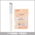 Jonbos white pole wooden handle 270 concealer brush poke brush portable makeup artist special makeup brush soft bristles round head