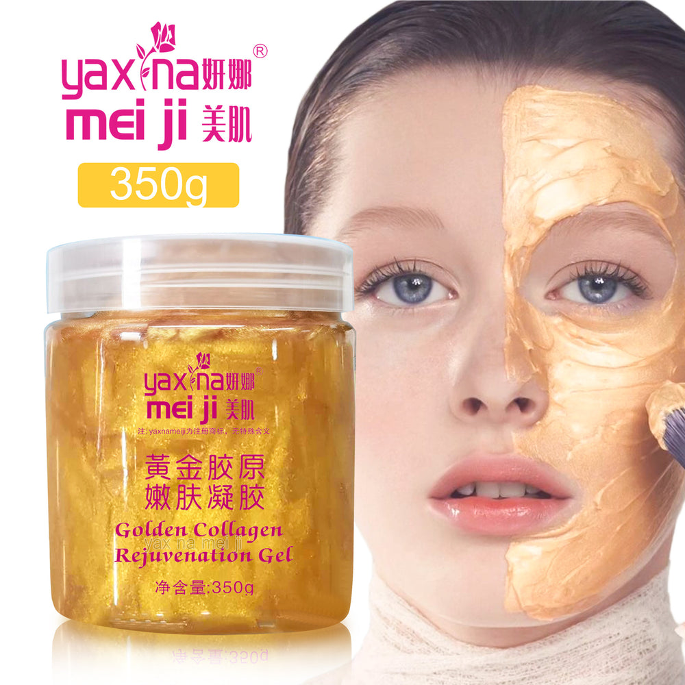 Gold collagen rejuvenating skin gel hydrating moisturizing repairing gold mask moisturizing beauty salon special line skin care products wholesale