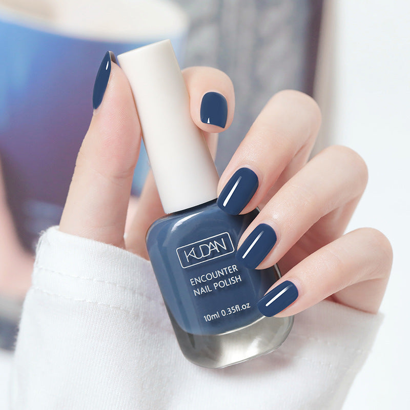 Kudan pure english cross-border special water-based nail polish no baking long-lasting quick-drying peelable 10ml polish