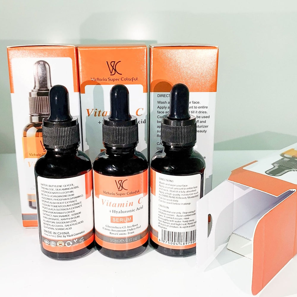 vc serum original solution vitamin c serum moisturizing and brightening vitamin c essence 30ml factory export