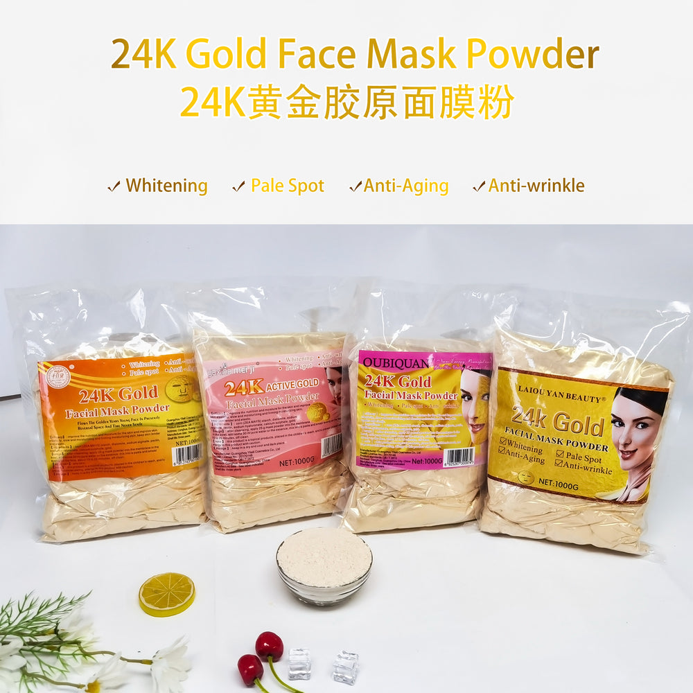 hydrating and moisturizing gold powder nourishing and brightening skin hydrating shrinking pores lifting and firming facial mask powder export hospital wear
