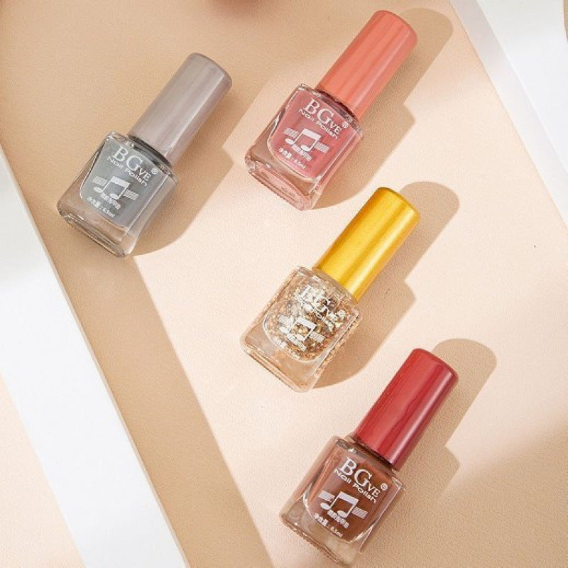 Summer ready-to-ship new nail polish, vibrant mini nail polish, student-friendly oil-based nail polish, burgundy and bright red, wholesale