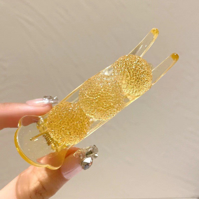 Bun head gripper headwear classy hair clip for women summercasualelegant flower mesh back of head hair clip