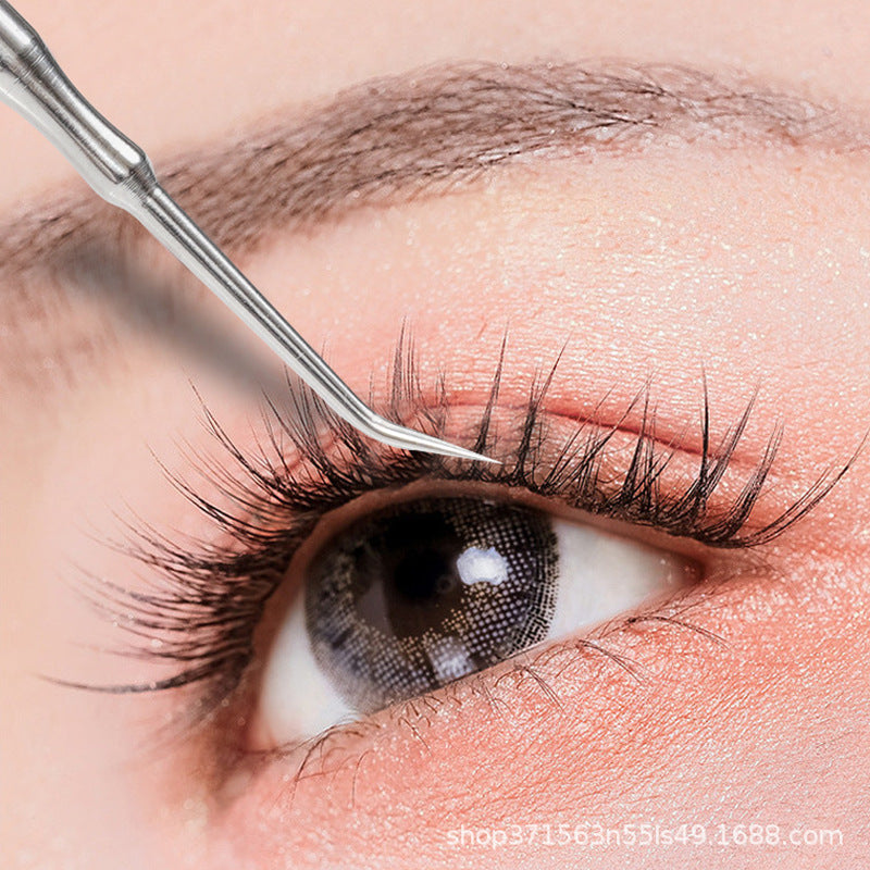 Stainless steel eyelash curler with comb - eyelash perm & lifting tool - eyelash extension & styling aid - wholesale