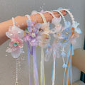 Hanfu headwear kids chinese ancient style elegant hairband girl elegant tassel ancient costume little girl short hair lazy hair accessories