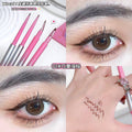 Hello ya folded angle eyeliner gel pen women's blade folded angle brush waterproof non-smudgeable double-ended eyeliner pen