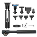 Men's multifunctional shaver body hair nose hair trimmer electric razor washable hair clipper grooming kit