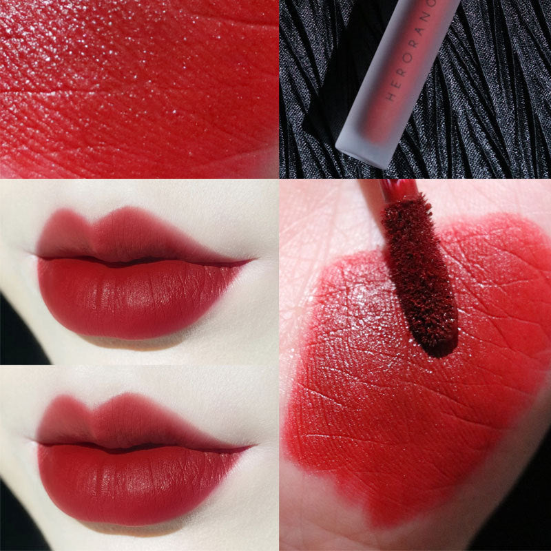 Herorange twilight milkshake velvet lip clay - matte, transfer-proof, and flattering for all skin tones