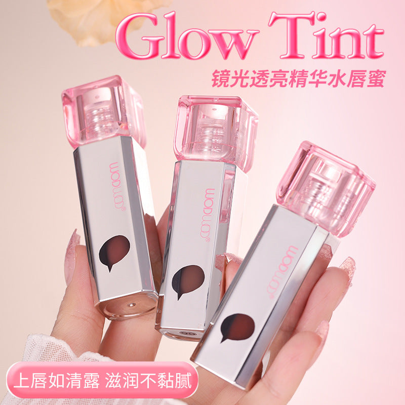 Wodwod mirror shine lip gloss - hydrating, moisturizing, waterproof, smudge-proof, and brightening lip glaze for women