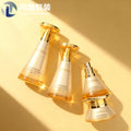 Ready-to-ship skincare triangular frosted spray bottle 120ml, premium lotion/serum empty bottle, 50g cream/gel glass jar