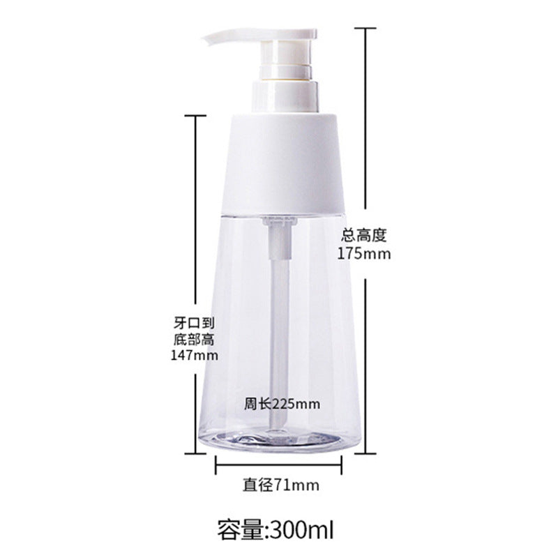 High-end pet lotion pump bottle 500ml shampoo bottle body wash bottle facial cleanser plastic dispensing set