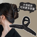 Spring and summer new arrival oversized classy matte gripper french retro shark clip hair clip high-looking clip headwear