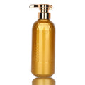 Ready-to-ship pet blow-molded dispensing bottles. gold-colored bottles for shower gel, shampoo, conditioner, lotion, and other liquids. empty plastic pump bottles