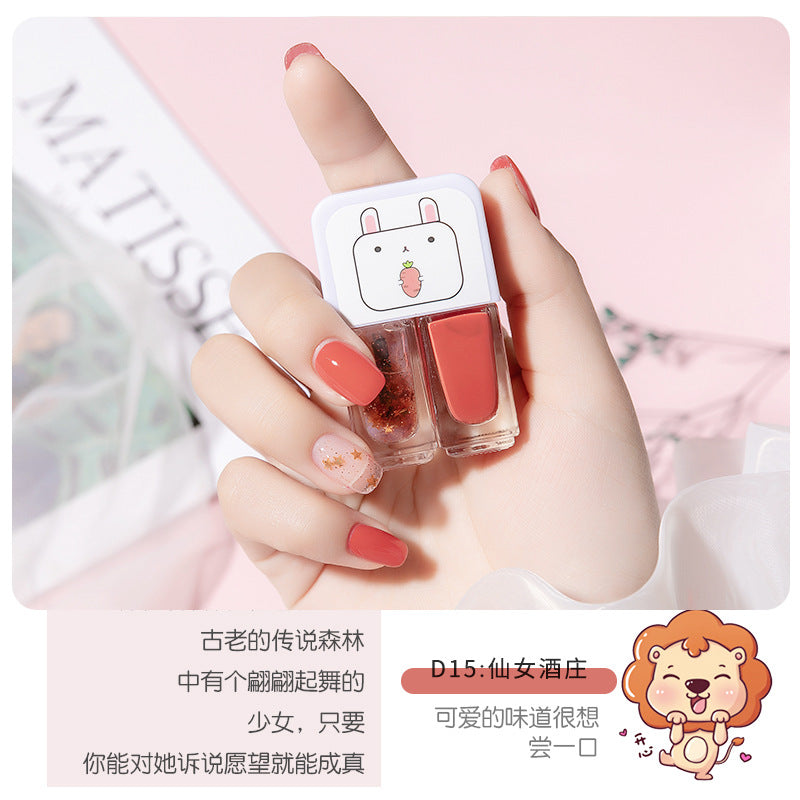 New arrival no-bake gemini water-based peelable transparent nail polish nail polish suitnail polish