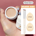2# natural white + 270 concealer brush + finger powder puff