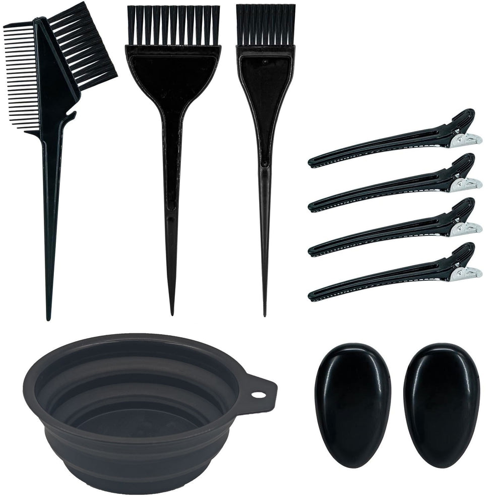 hair dyeing tools comfy basics 9-piece set hair dyeing bowl baking oil brush hair salon hairdressing supplies hair dyeing brush