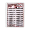 Jonbos self-adhesive glue-free false eyelashes for women, natural simulation, "born-with" style, 3-step application, high volume, individual cluster lashes
