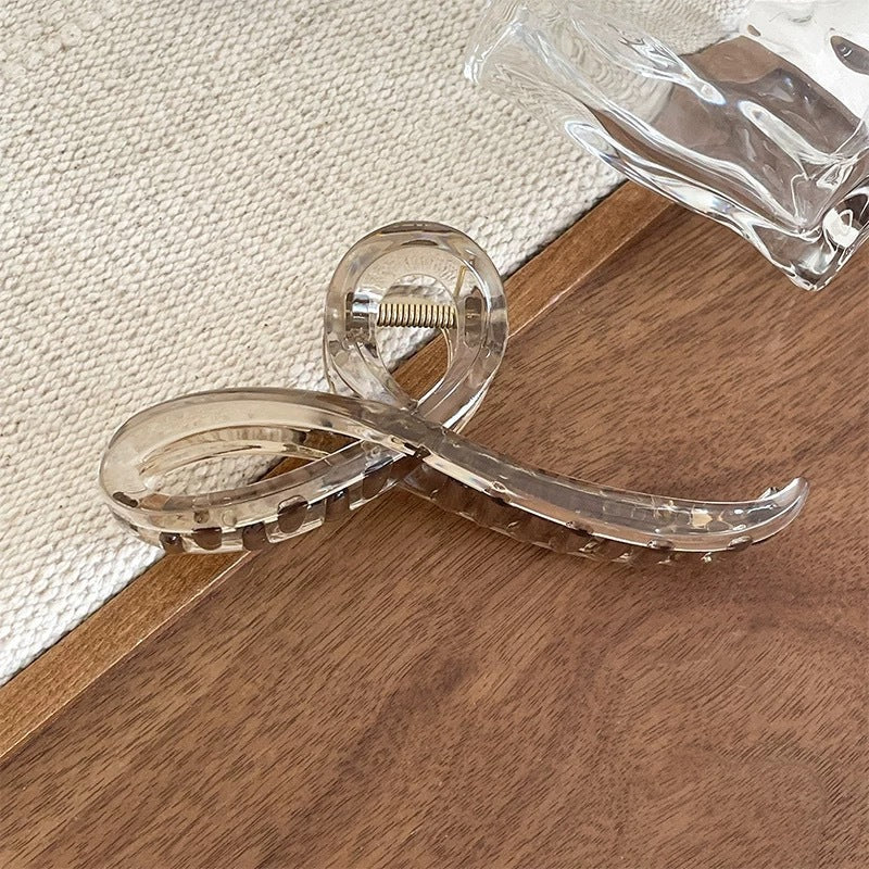 Large claw clip for thick hair, shark clip hair accessory for women, back of head hair clip, elegant updo hairpin, high-end hair accessory