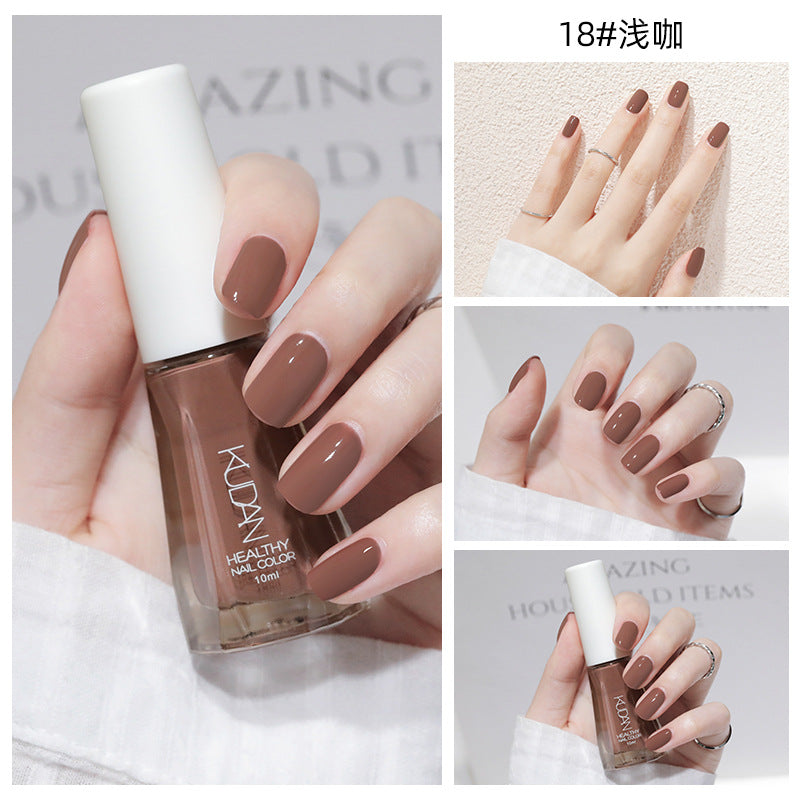New nail polish: peel-off, no-bake, water-based, odorless, glossy, clear nail polish - spring/summer collection