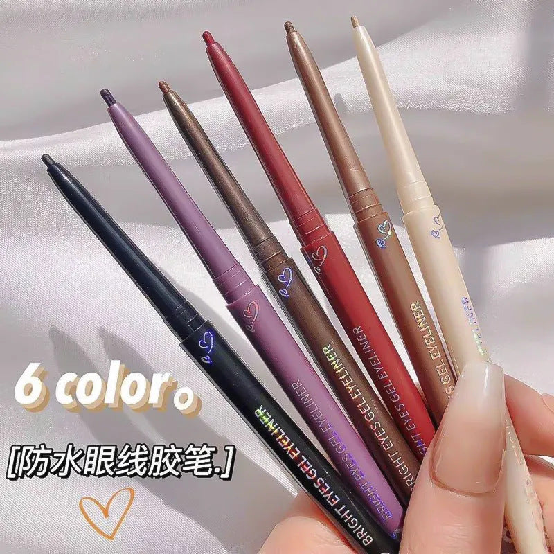 Novo's colorful eyeliner gel pen is extremely fine, waterproof, sweat-proof, non-smudge, and can be used to outline the lying silkworm pen