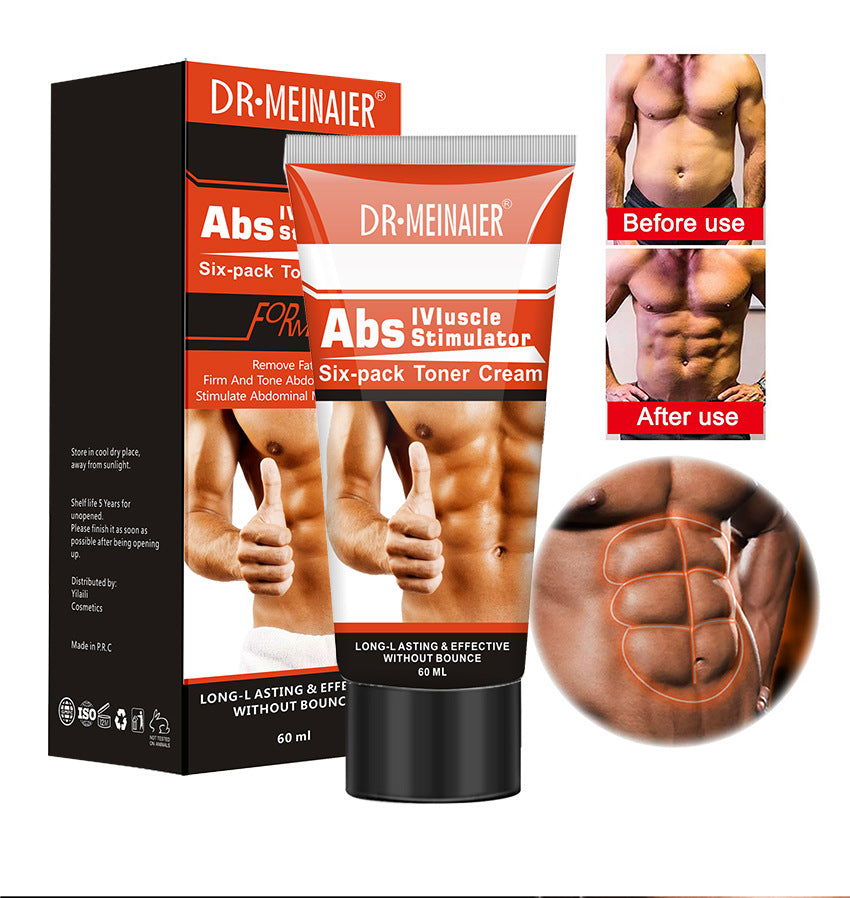 exclusive abdominal muscle cream fitness shaping heating men's care enhanced skin tightening whole body 60g foreign trade wholesale