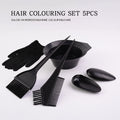 Hair dyeing set tools, baking oil hairdressing supplies, disposable set, hair salon gloves, cloth, hair dyeing comb, complete cross-border set