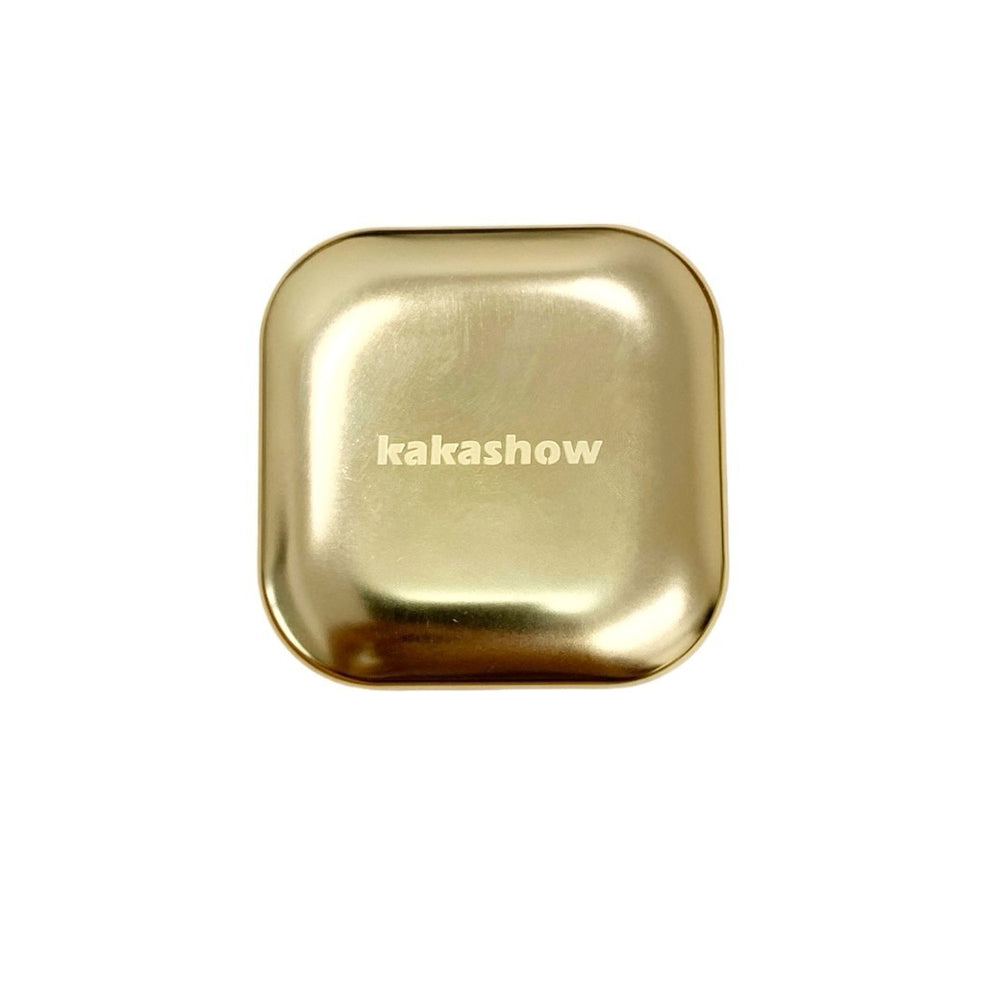 Kakashow four-color eyeshadow palette - shimmer, fine glitter, matte - everyday light makeup, commute-friendly, versatile earth tones