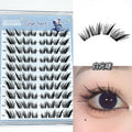 Gege bear korean style daily glue-free false eyelashes - lazy girl's segmented self-adhesive natural simulation eyelashes