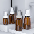 Factory direct pet plastic bottles for medical aesthetics - amber lotion & essential oil bottles - cosmetic sample containers - medical aesthetics series set
