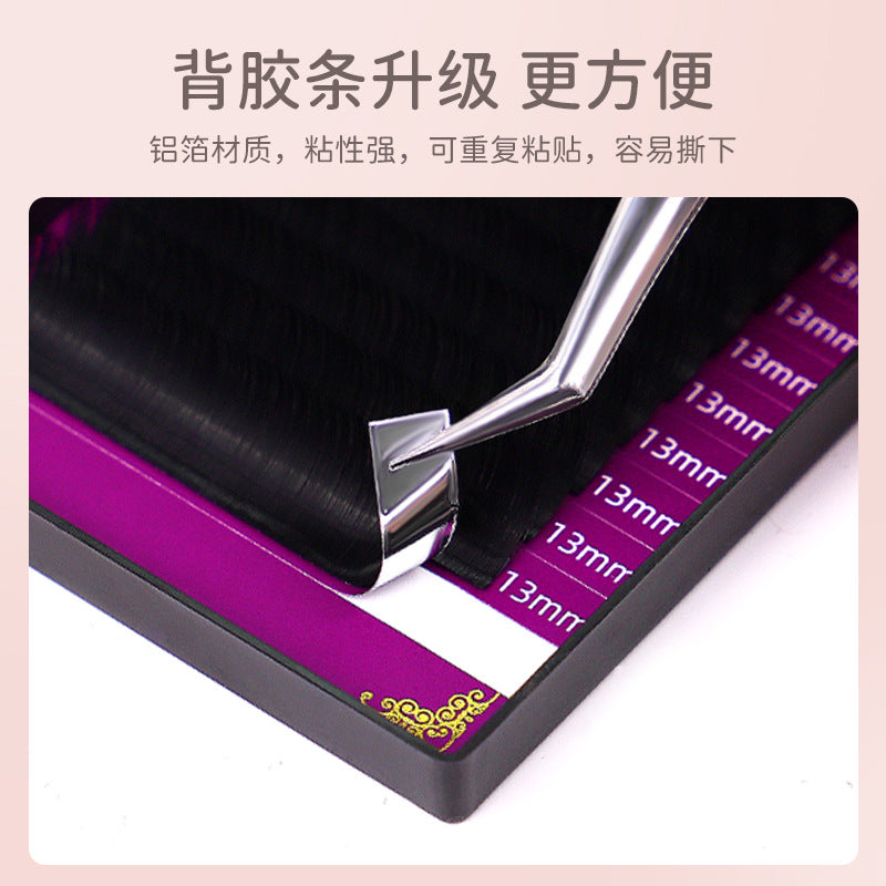 Beauty dense grafted eyelashes nature soft double hair tip soft hair baby straight eyelashes manufacturer in stock wholesale
