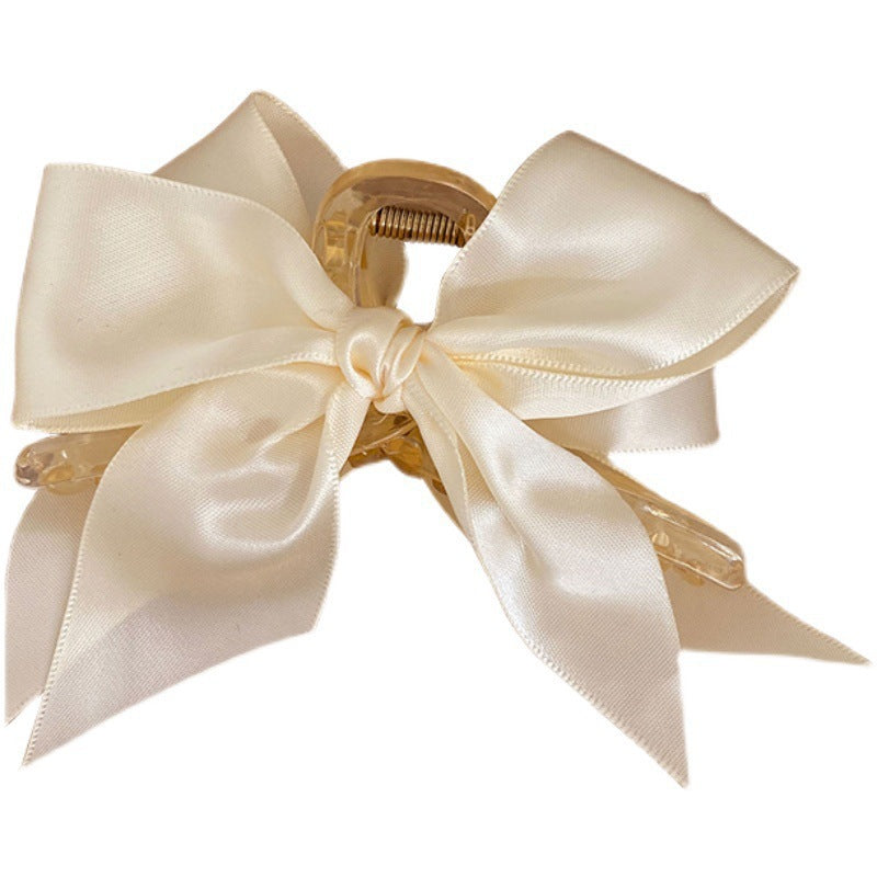 Bow tie clip shark clip ins style popular back of head female elegant clip 2022 new hair clip hair accessories