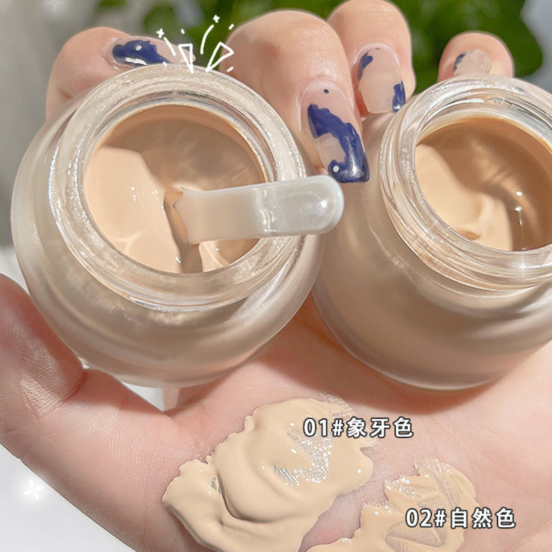 Novo zhencai soft light liquid foundation waterproof sweatproof concealer long-lasting non-removing makeup moisturizing and modifying skin color powder bottom cream