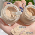 Novo zhencai soft light liquid foundation waterproof sweatproof concealer long-lasting non-removing makeup moisturizing and modifying skin color powder bottom cream