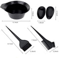 Large and small black bristle dyeing brush diy hairdressing tools and supplies hair dyeing comb baking oil dyeing brush inverted film care brush