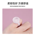 White ring cups, 100 pieces - auxiliary beauty supplies for eyelash extensions, eyelash implantation, beauty salons, glue dipping, and eyelash accessories tools
