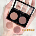 Phantom bear two-color eyeshadow - everyday light makeup, affordable student-friendly rose tea cement eyeshadow palette, high-end, pure & sultry style