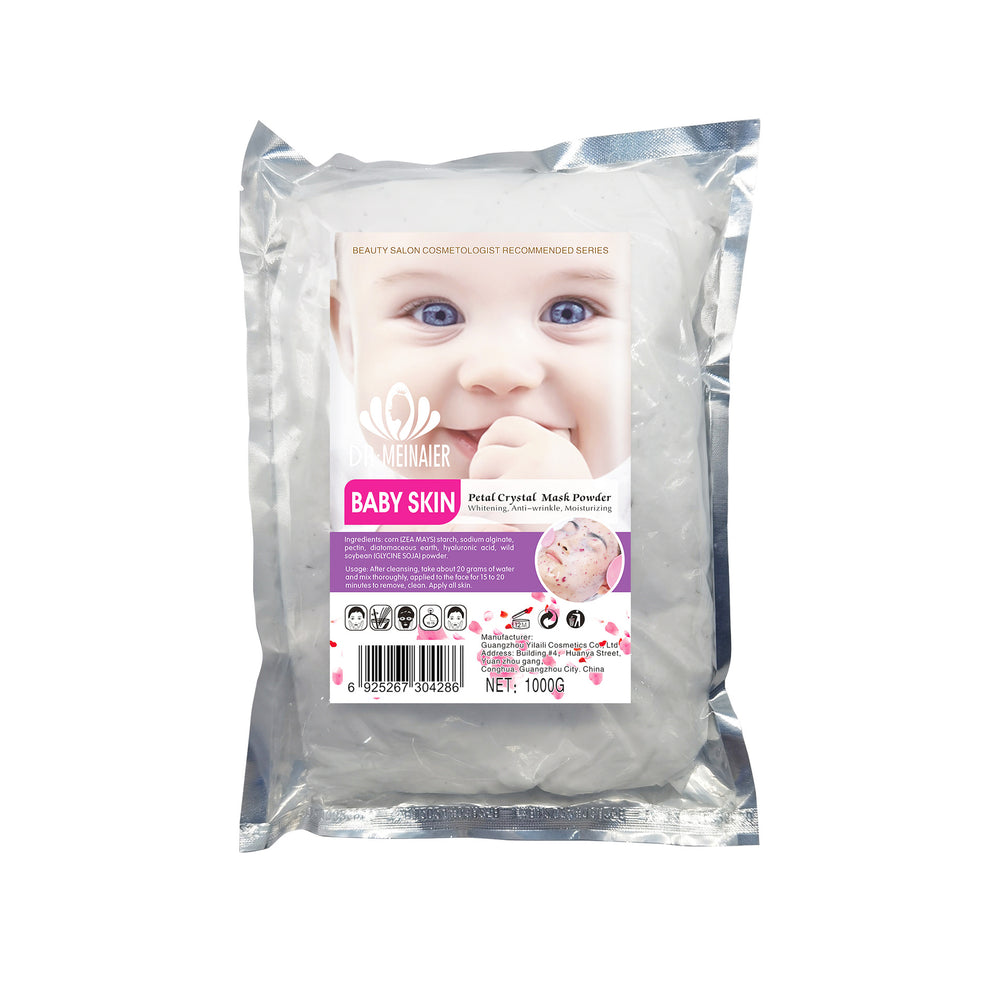 brightening crystal petal soft mask powder - hydrating, revitalizing, and skin-softening mask powder - wholesale for export, amazon