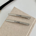 Metal letter clip side clip bangs clip 2023 new arrivalclassy broken hair forehead clip headwear hair clip