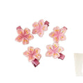 Gentle pink cherry blossom hair clip sweetgirl cream texture cute forehead side broken hair bb clip hair tie hair accessories