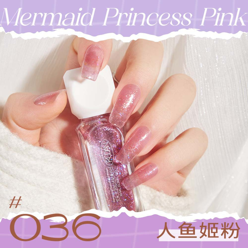 Kudan nail polish no bake quick drying water-based peelable light fragrance 10ml nail polish new cross-border best selling 41 colors