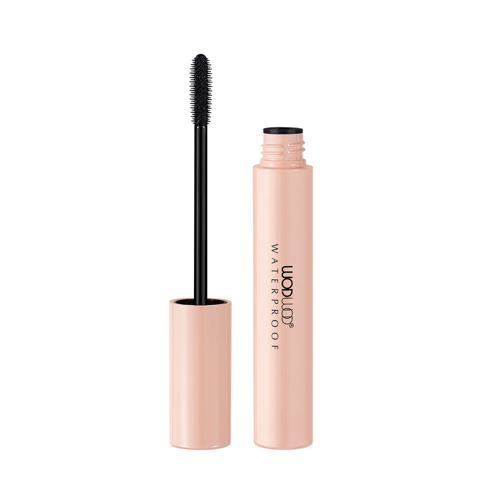 Wodwod slim cool black mascara for women, long and thick, curled and clear roots, long-lasting waterproof, anti-sweat and non-smudge