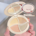 Sweet mint four-color concealer palette - covers freckles, acne scars, tear troughs, dark circles, and blemishes