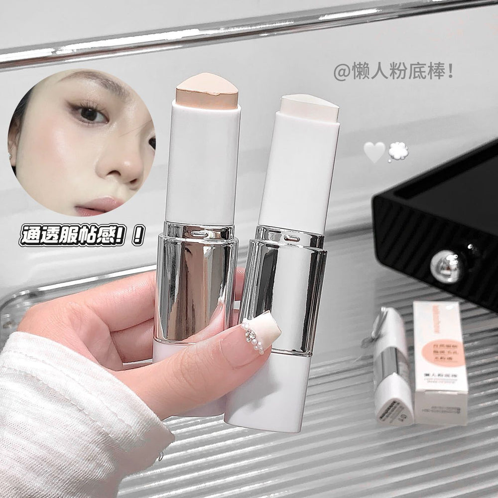 Kakashow lazy double-ended powder bottom stick vermicelli water-glossy skin concealer brightening non-removing makeup highlight stick powder bottom cream