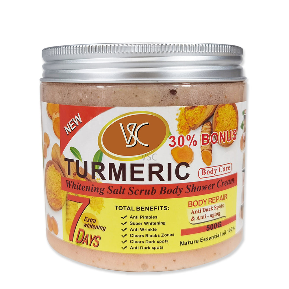 turmeric scrub wet salt full body bath salt exfoliating chicken skin sea salt bath wet salt 500g export